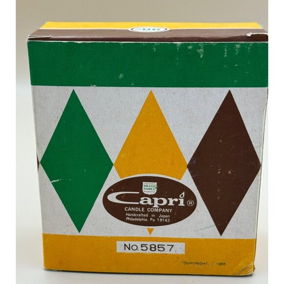 Vintage 1965 Capri Thanksgiving Decor Candles NIB Native American Indian - Picture 5 of 11